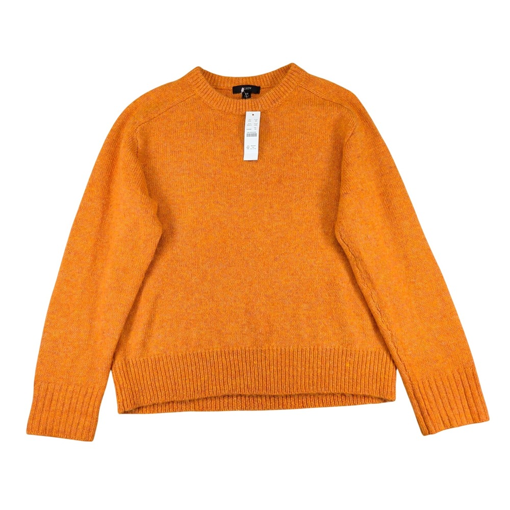 J.Crew Relaxed Saddle Sleeve Crewneck Sweater Womens XS Merino Wool Alpaca BD413